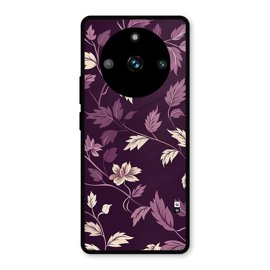 Traditional Florals Metal Back Case for Realme 11 Pro Plus