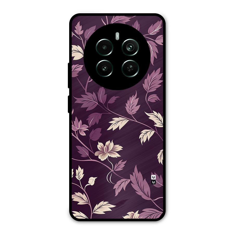 Traditional Florals Metal Back Case for Realme 12 Pro Plus