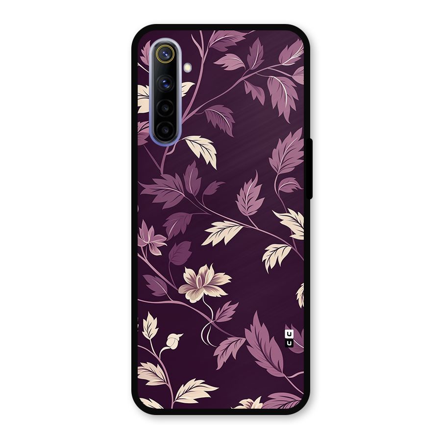 Traditional Florals Metal Back Case for Realme 6