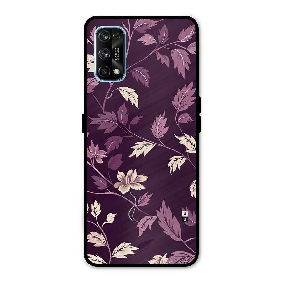 Traditional Florals Metal Back Case for Realme 7 Pro