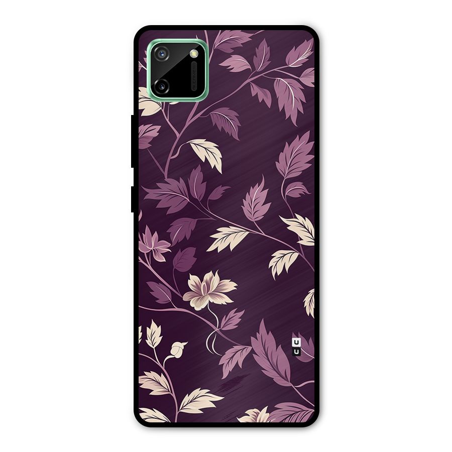Traditional Florals Metal Back Case for Realme C11