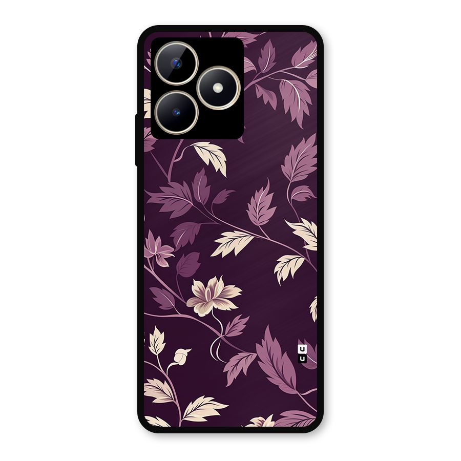 Traditional Florals Metal Back Case for Realme C53