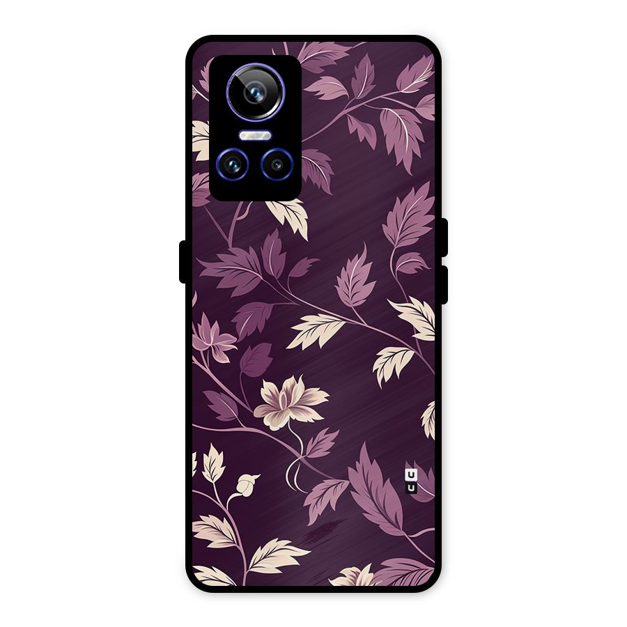 Traditional Florals Metal Back Case for Realme GT Neo 3