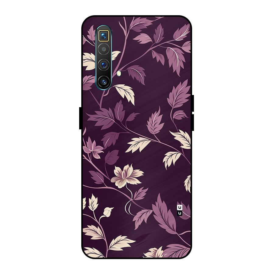 Traditional Florals Metal Back Case for Realme X3