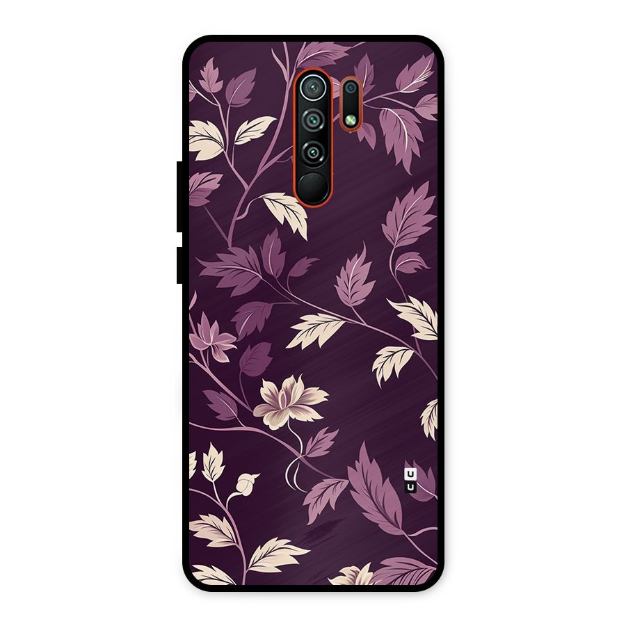 Traditional Florals Metal Back Case for Redmi 9 Prime