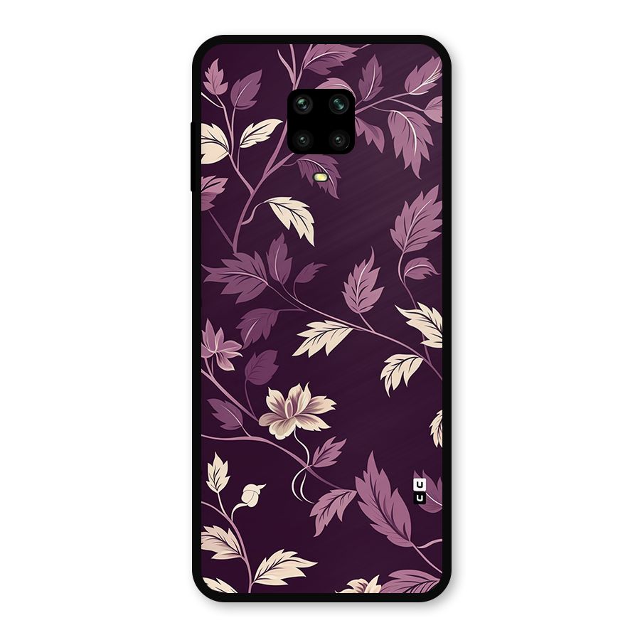 Traditional Florals Metal Back Case for Redmi Note 10 Lite