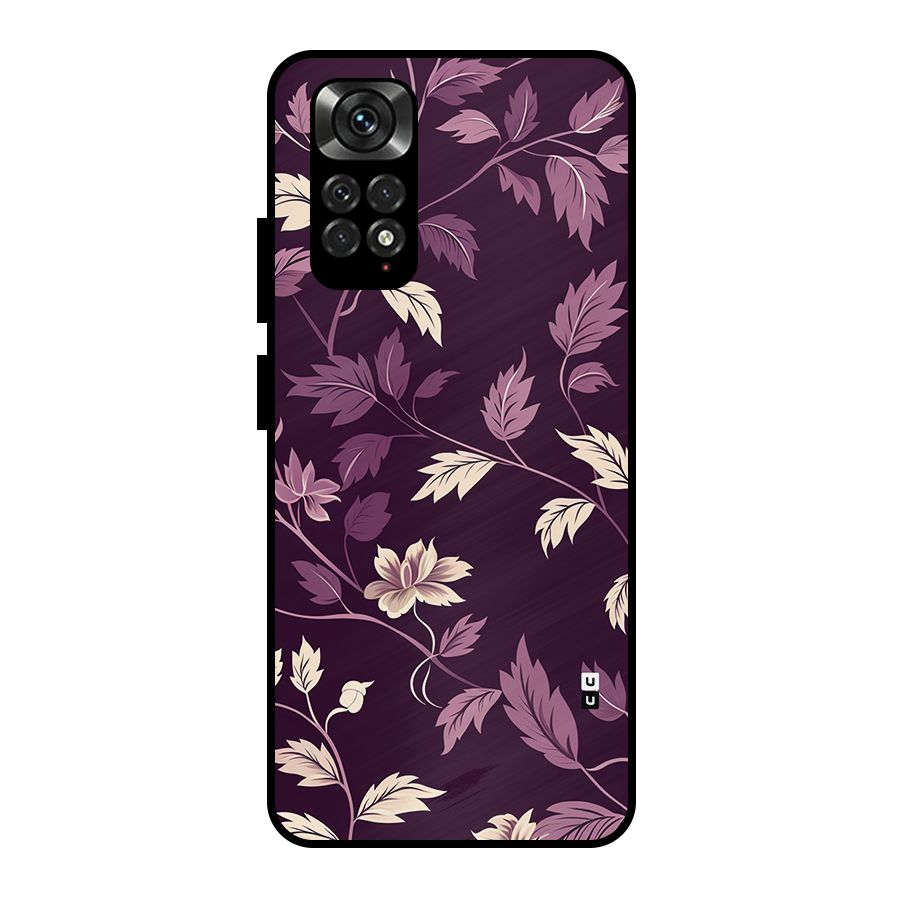 Traditional Florals Metal Back Case for Redmi Note 11 Pro
