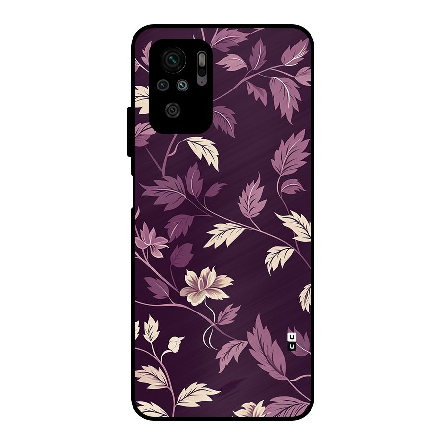 Traditional Florals Metal Back Case for Redmi Note 11 SE