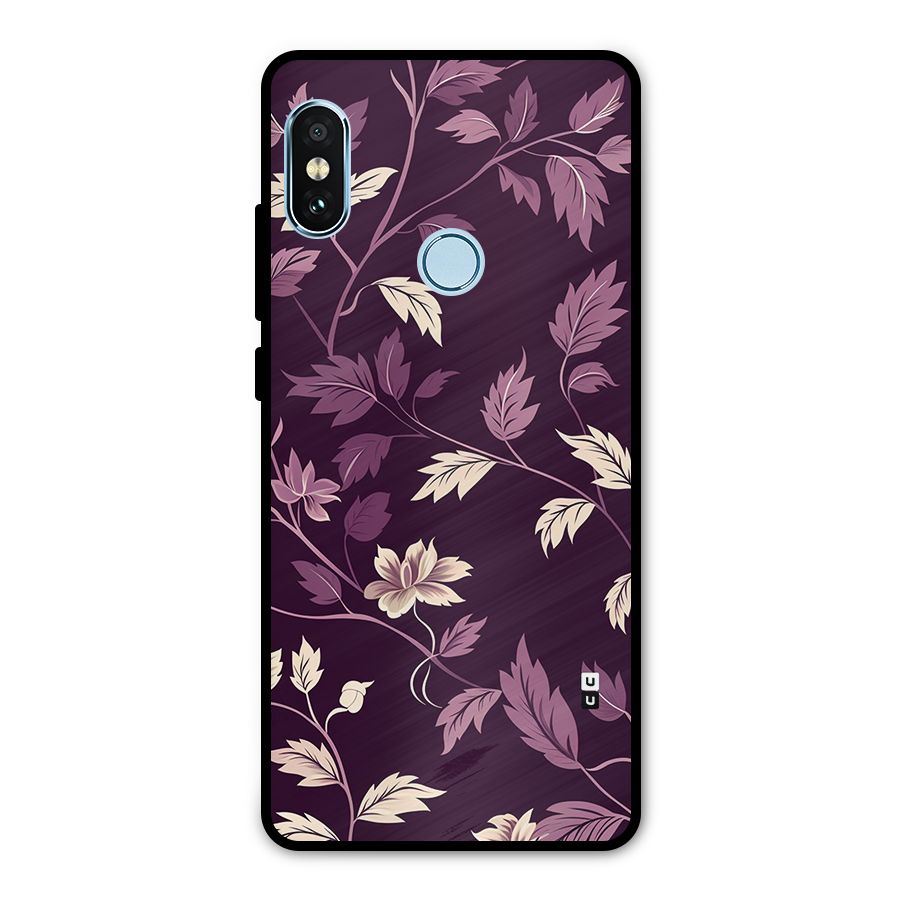 Traditional Florals Metal Back Case for Redmi Note 5 Pro