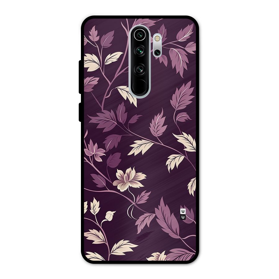 Traditional Florals Metal Back Case for Redmi Note 8 Pro