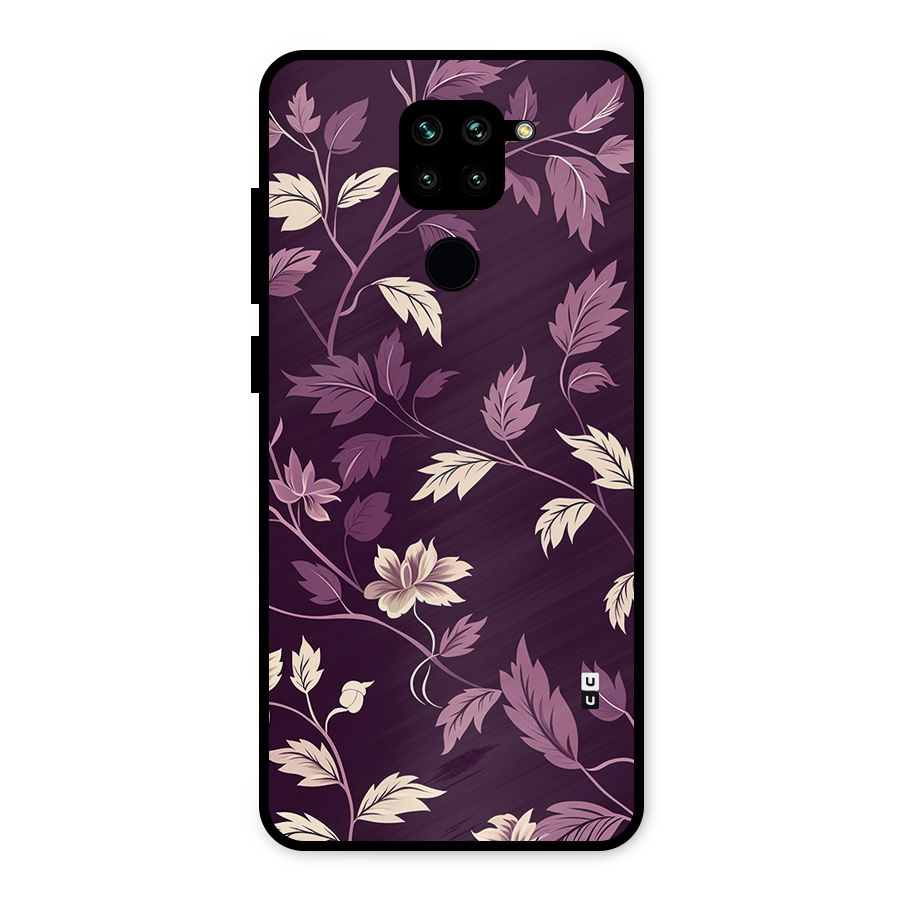 Traditional Florals Metal Back Case for Redmi Note 9
