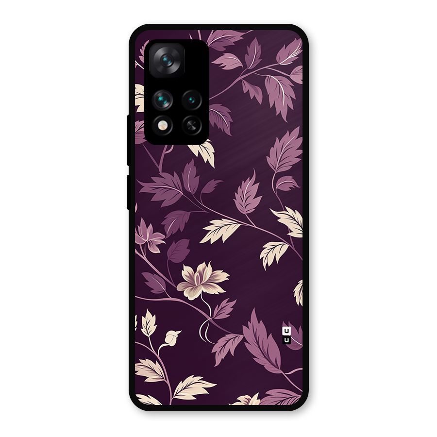 Traditional Florals Metal Back Case for Xiaomi 11i Hypercharge 5G