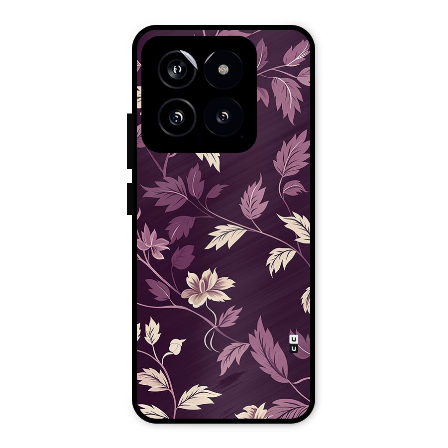 Traditional Florals Metal Back Case for Xiaomi 14