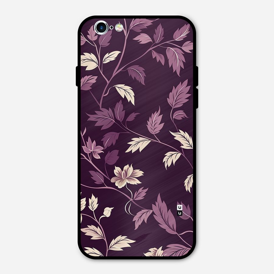Traditional Florals Metal Back Case for iPhone 6 6s