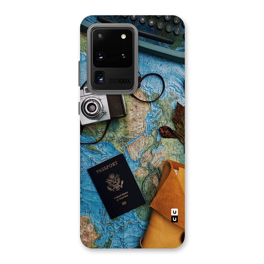 Travel Essentials Back Case for Galaxy S20 Ultra