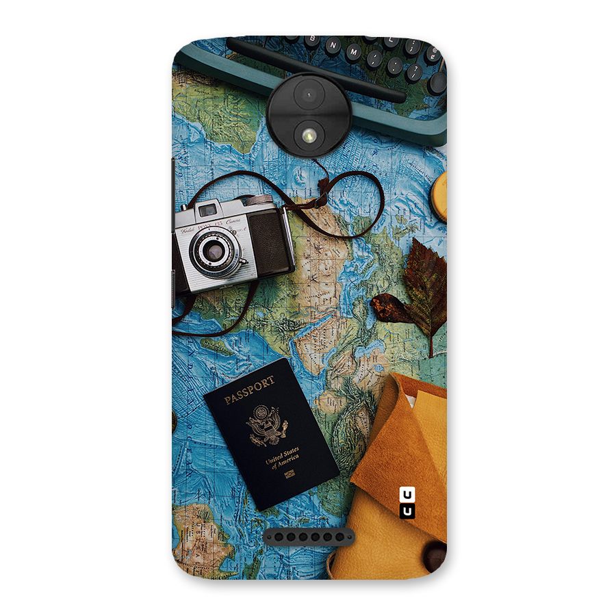 Travel Essentials Back Case for Moto C