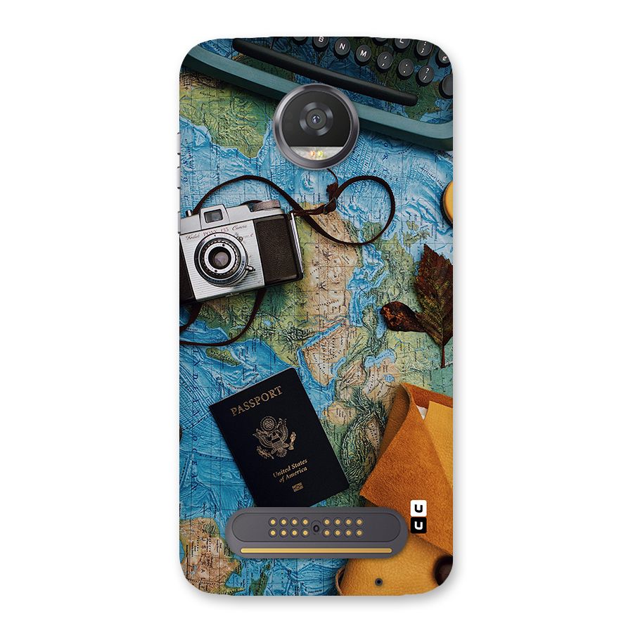 Travel Essentials Back Case for Moto Z2 Play