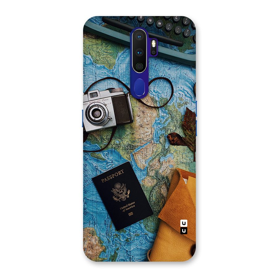 Travel Essentials Back Case for Oppo A9 (2020)