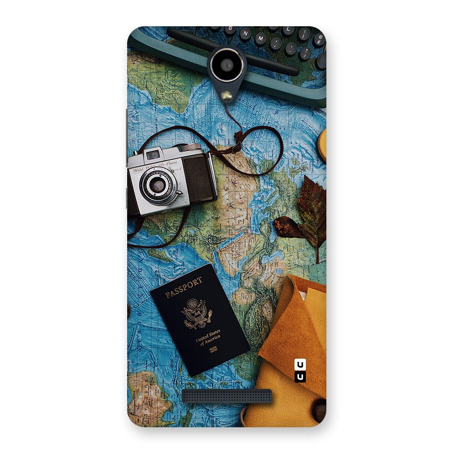 Travel Essentials Back Case for Redmi Note 2