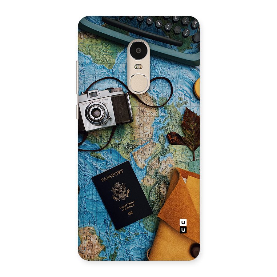 Travel Essentials Back Case for Redmi Note 4