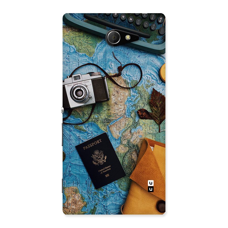 Travel Essentials Back Case for Xperia M2