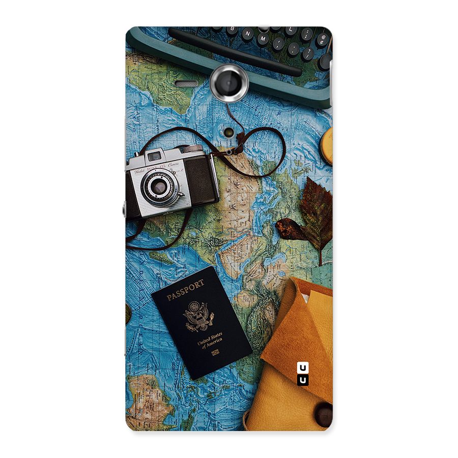 Travel Essentials Back Case for Xperia Sp