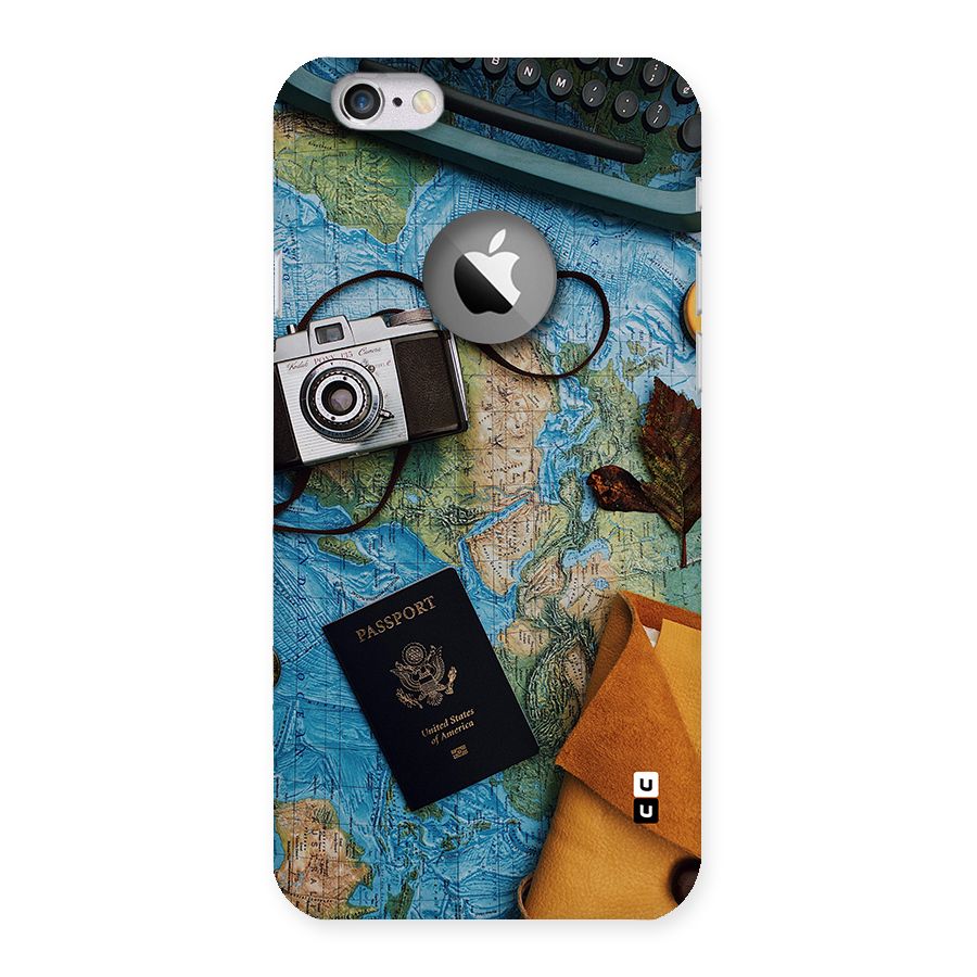 Travel Essentials Back Case for iPhone 6 Logo Cut