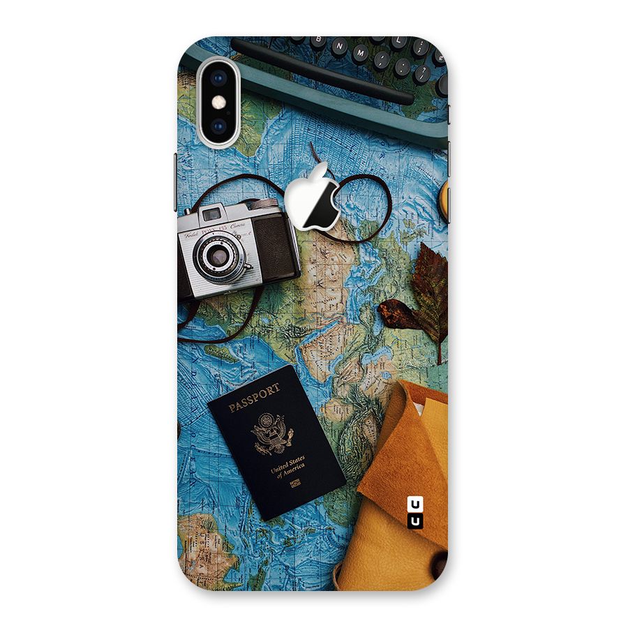Travel Essentials Back Case for iPhone XS Max Apple Cut