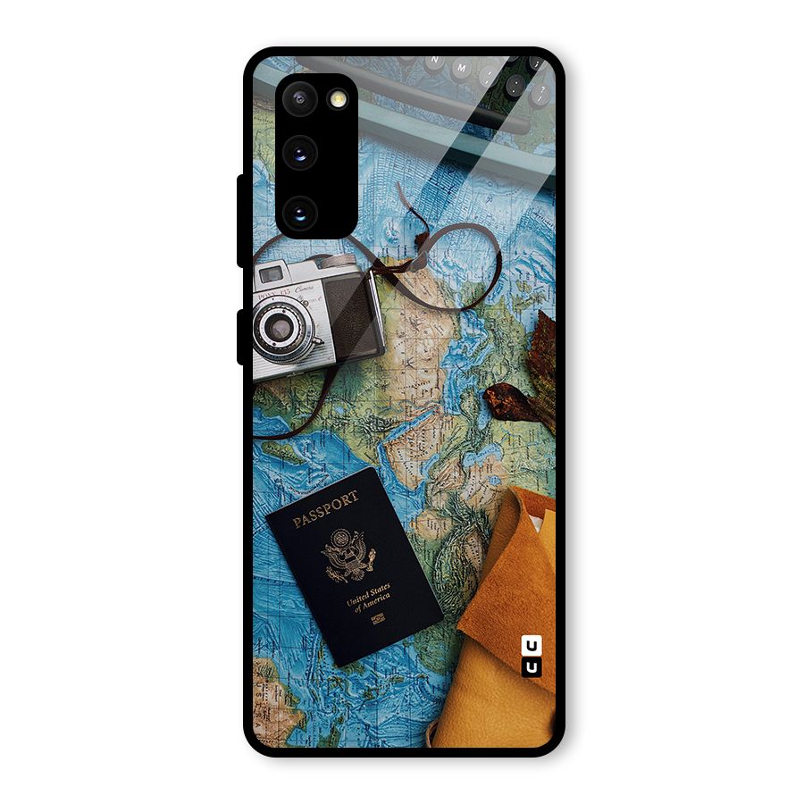 Travel Essentials Glass Back Case for Galaxy S20 FE