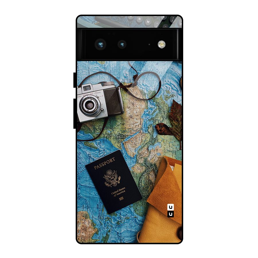 Travel Essentials Glass Back Case for Google Pixel 6