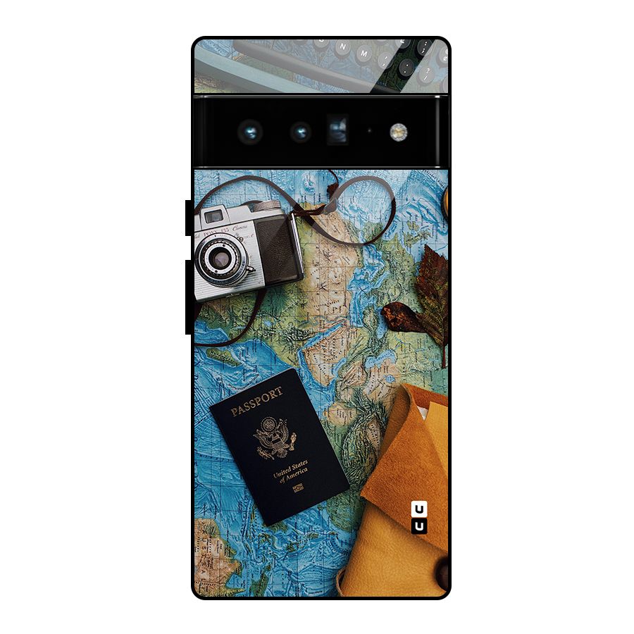 Travel Essentials Glass Back Case for Google Pixel 6 Pro