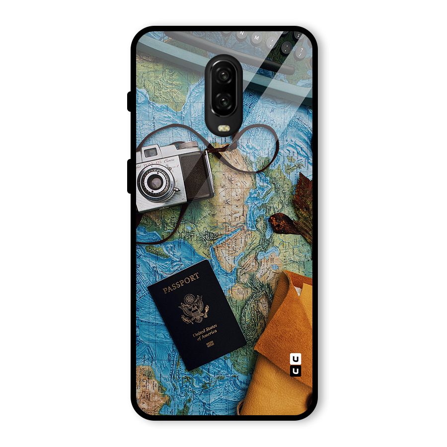 Travel Essentials Glass Back Case for OnePlus 6T