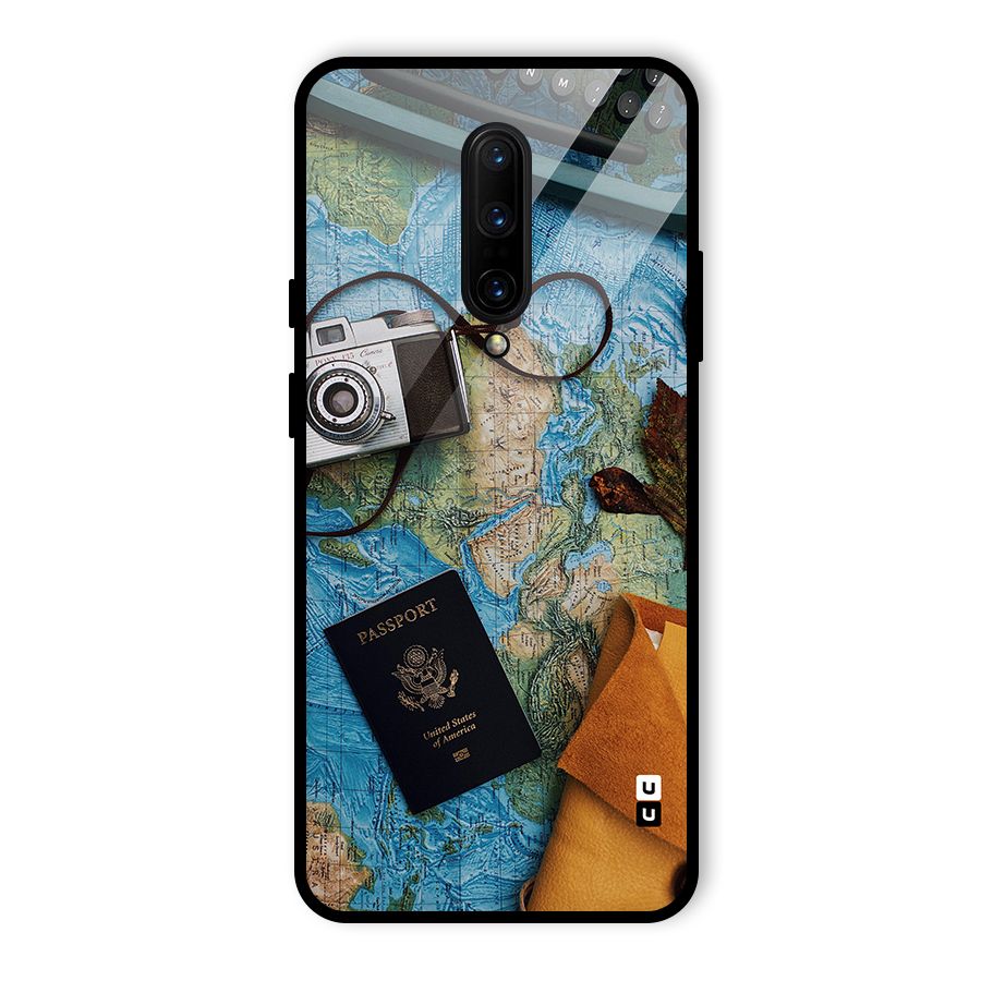 Travel Essentials Glass Back Case for OnePlus 7 Pro