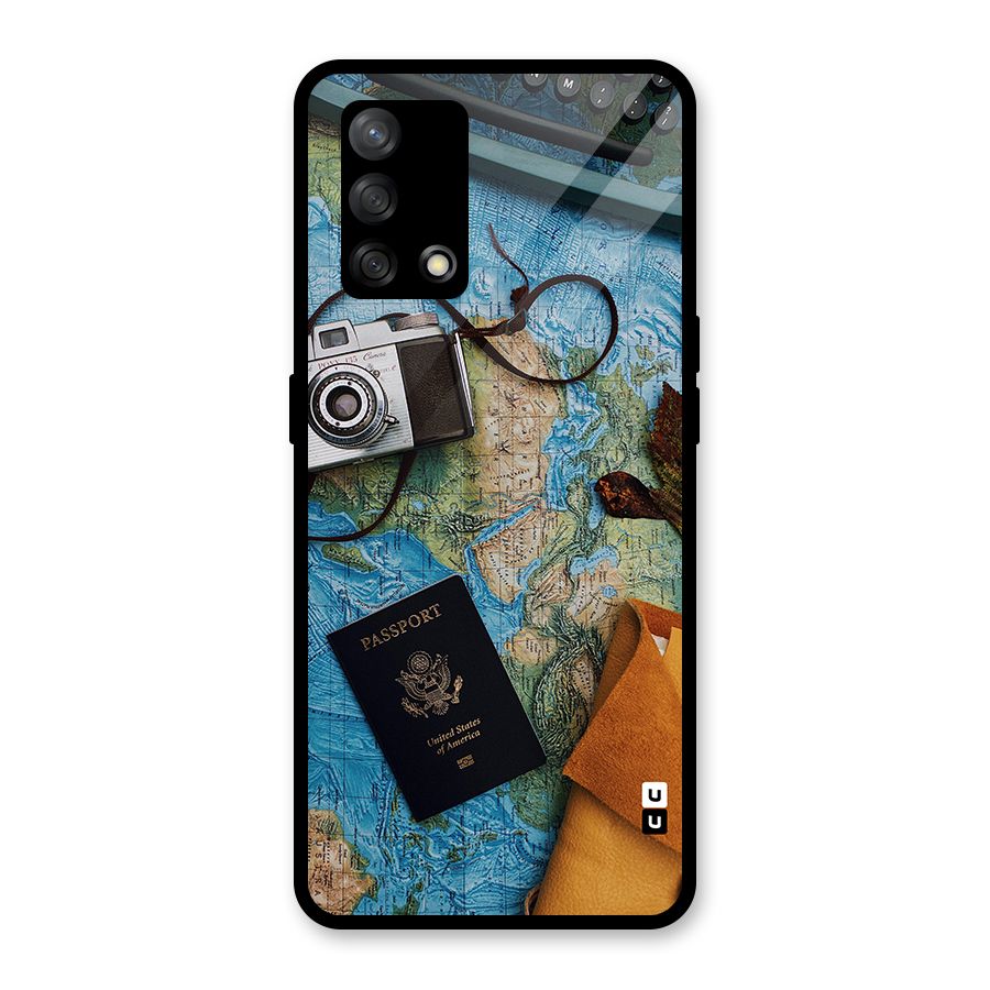 Travel Essentials Glass Back Case for Oppo F19s