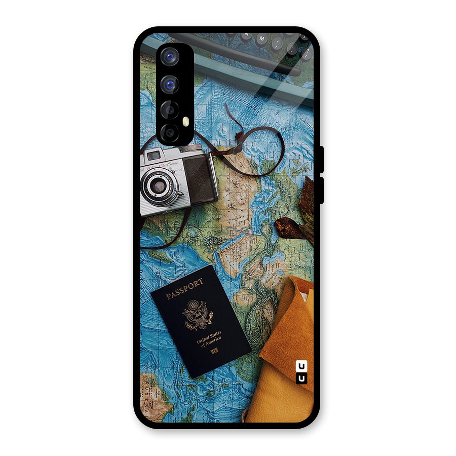 Travel Essentials Glass Back Case for Realme 7