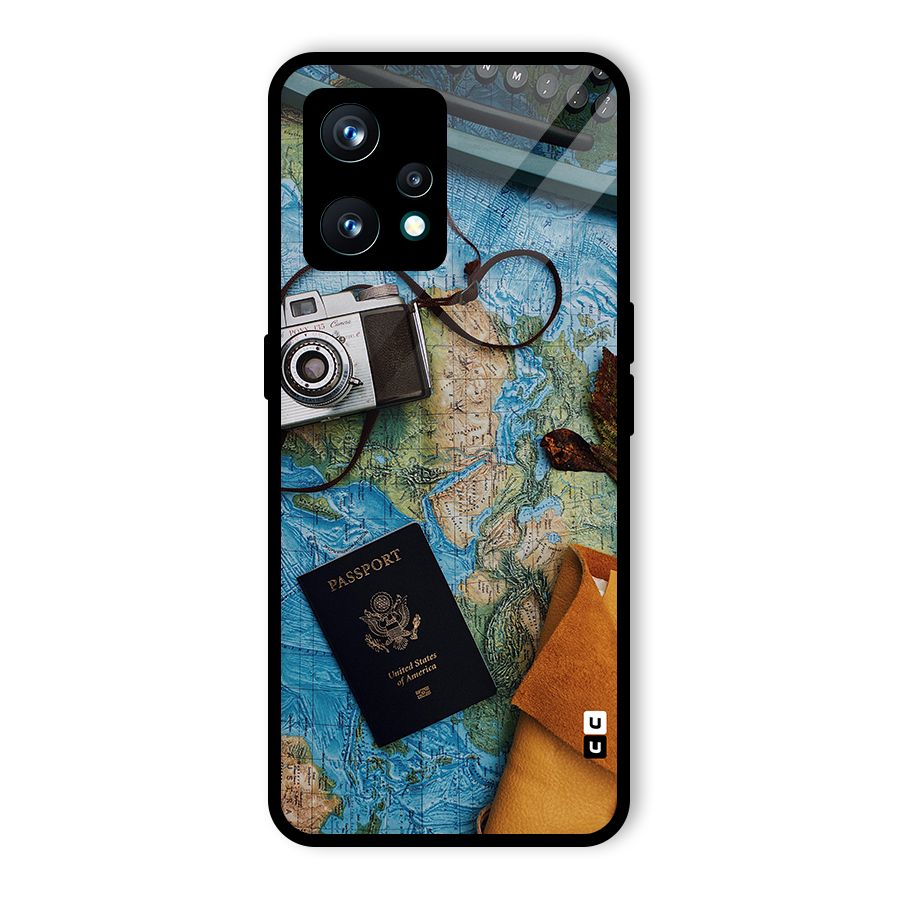 Travel Essentials Glass Back Case for Realme 9 Pro Plus 5G