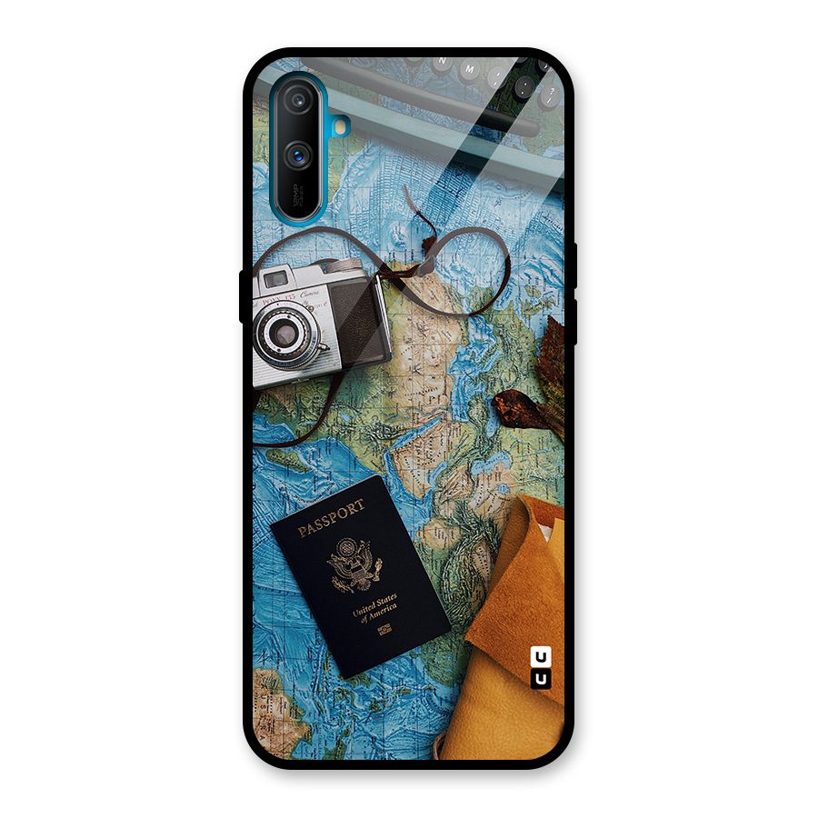 Travel Essentials Glass Back Case for Realme C3