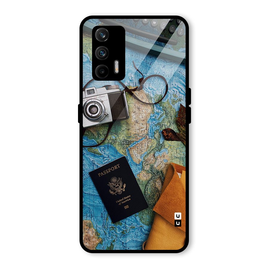 Travel Essentials Glass Back Case for Realme GT 5G