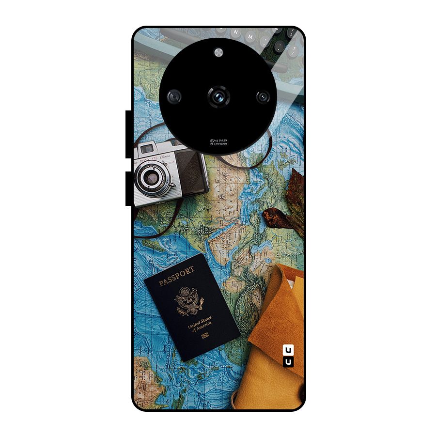 Travel Essentials Glass Back Case for Realme Narzo 60 5G