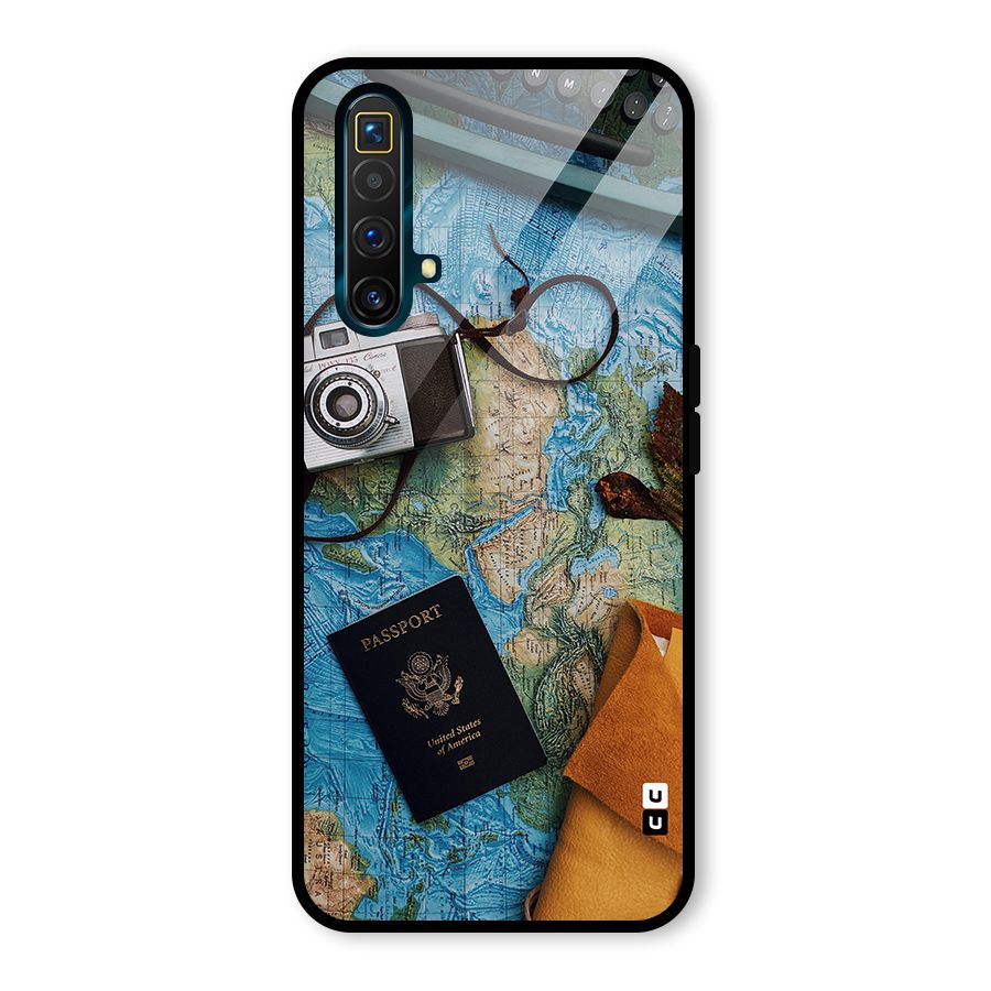 Travel Essentials Glass Back Case for Realme X3