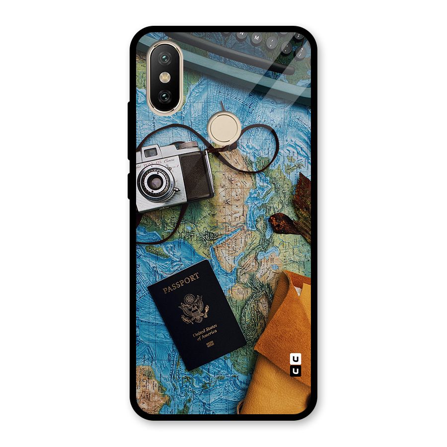 Travel Essentials Glass Back Case for Redmi A2