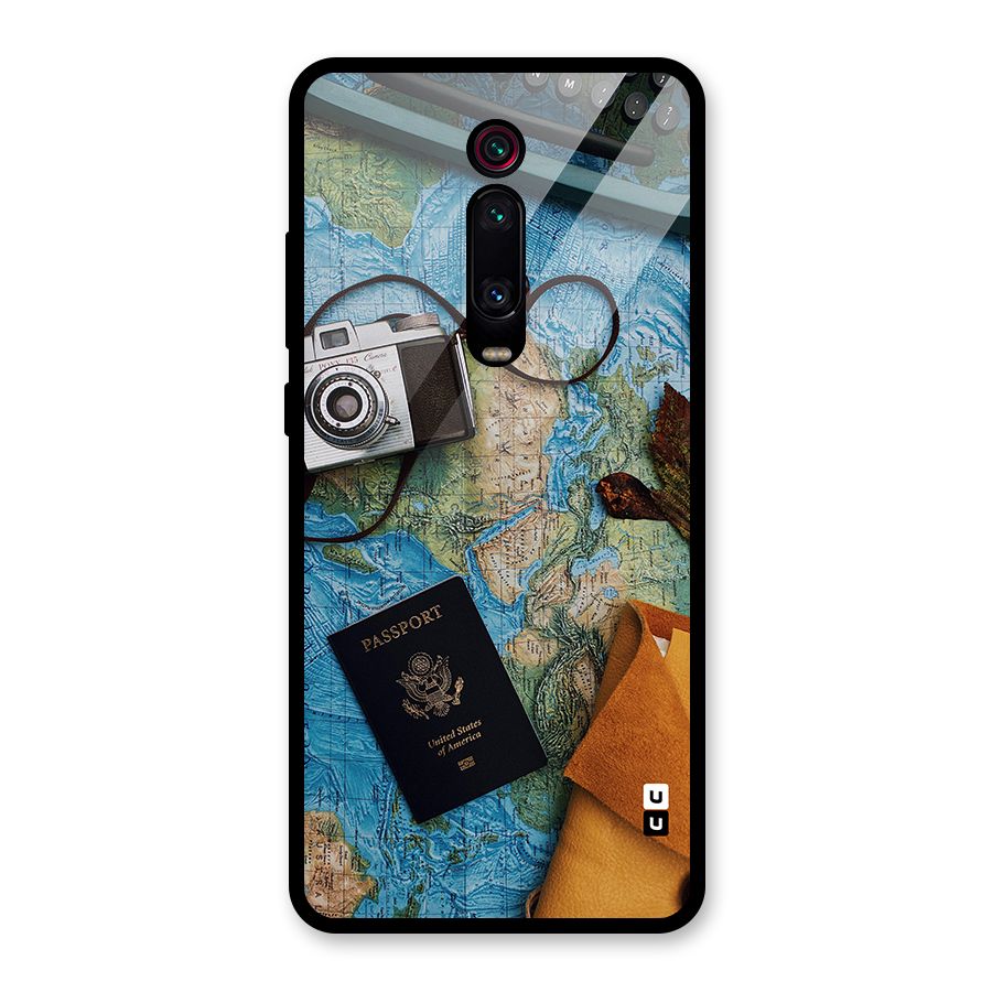 Travel Essentials Glass Back Case for Redmi K20