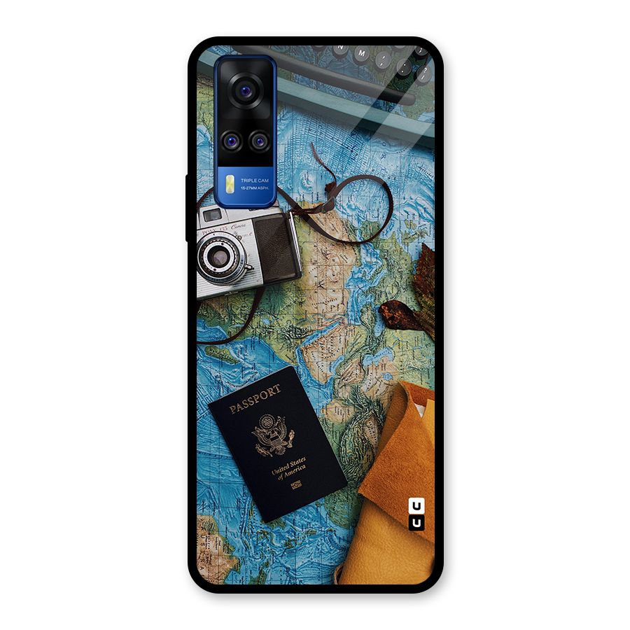 Travel Essentials Glass Back Case for Vivo Y51