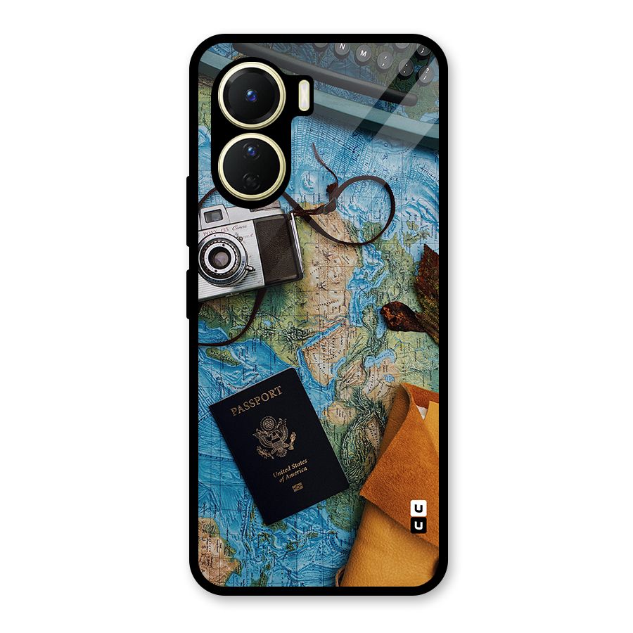 Travel Essentials Glass Back Case for Vivo Y56