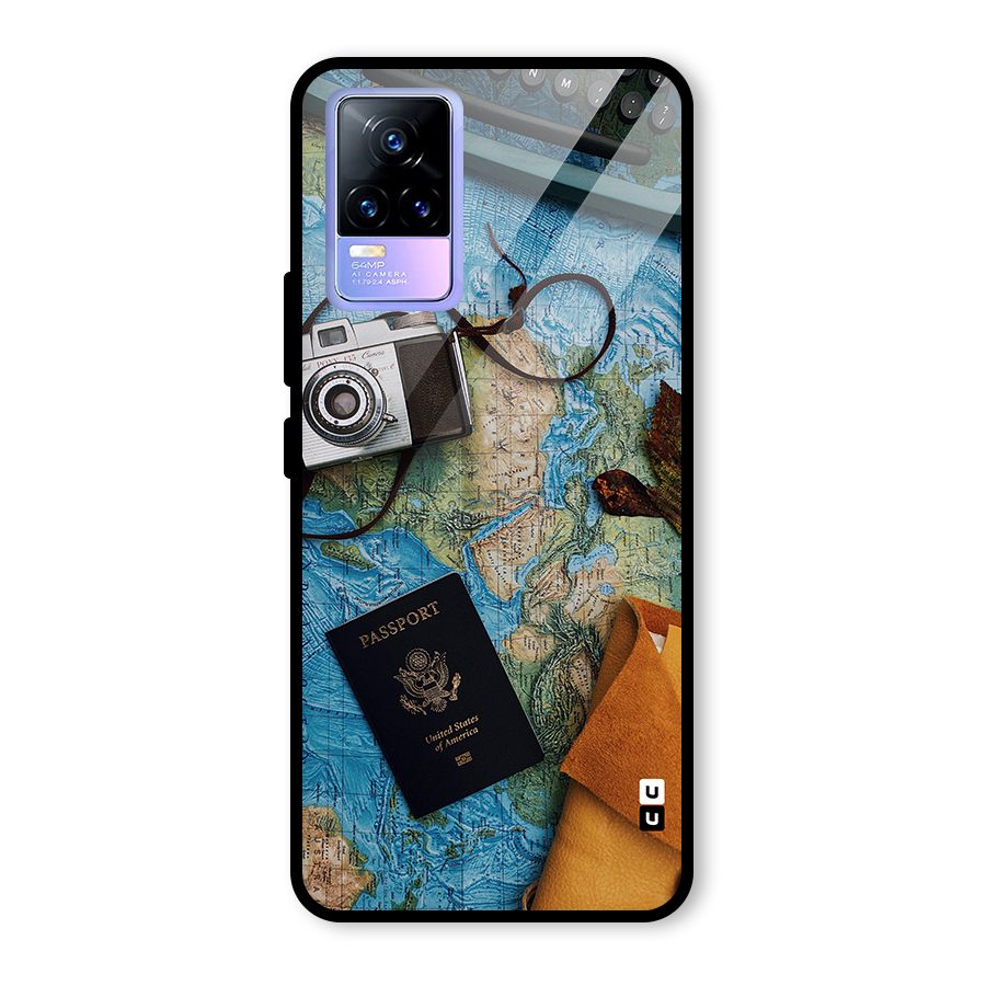Travel Essentials Glass Back Case for Vivo Y73