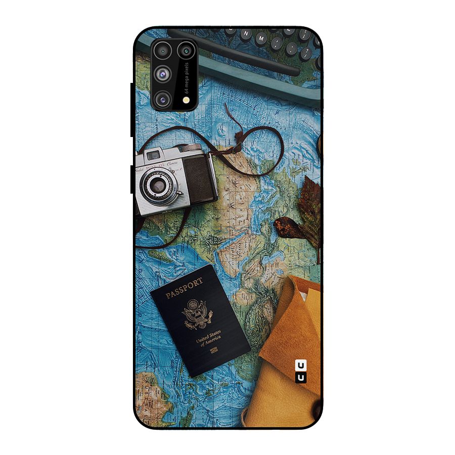 Travel Essentials Metal Back Case for Galaxy M31