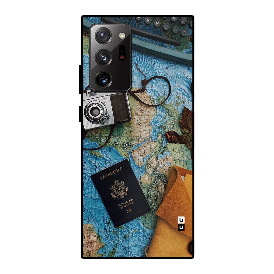 Travel Essentials Metal Back Case for Galaxy Note 20 Ultra 5G