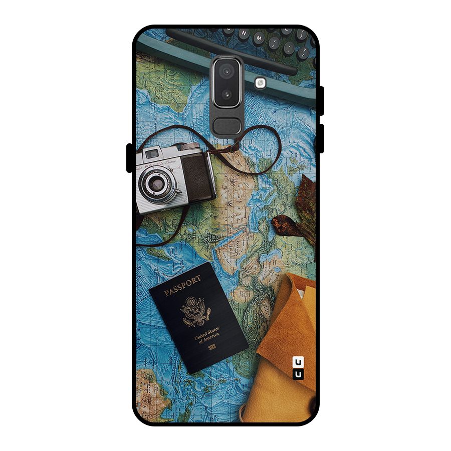 Travel Essentials Metal Back Case for Galaxy On8 (2018)