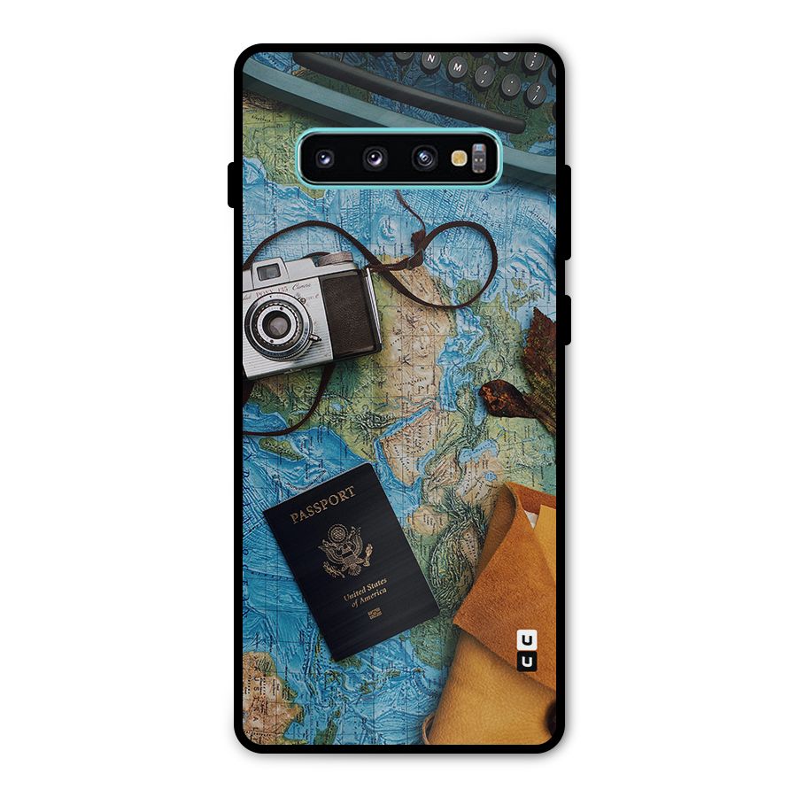 Travel Essentials Metal Back Case for Galaxy S10 Plus
