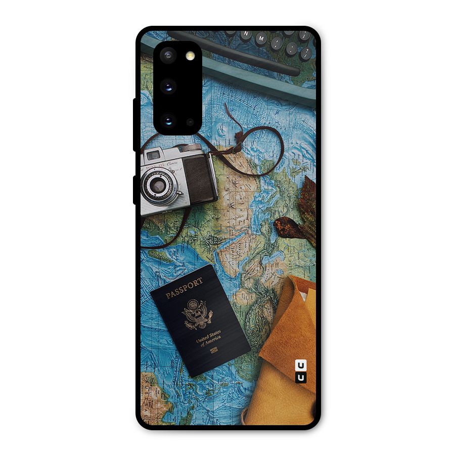 Travel Essentials Metal Back Case for Galaxy S20